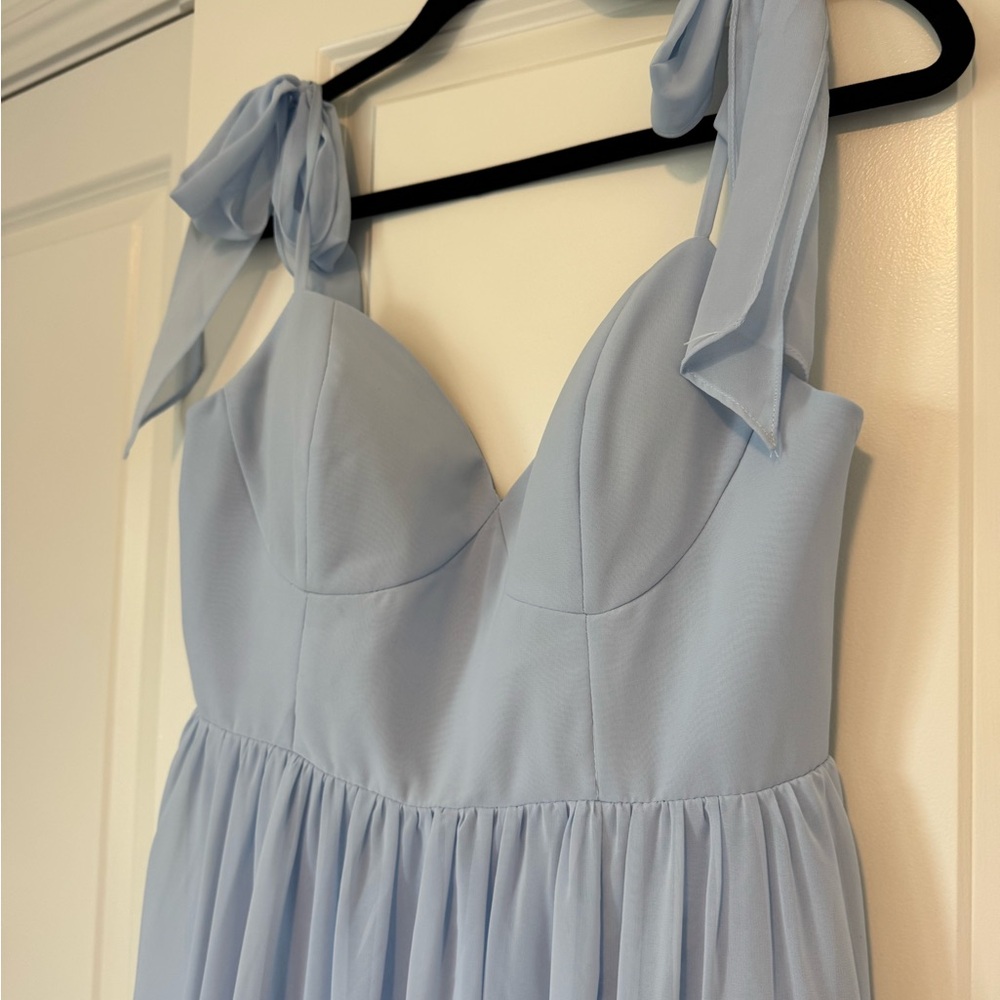 Revelry Serenity Chiffon Dress in Color Love is in the Air - Picture 4 of 7